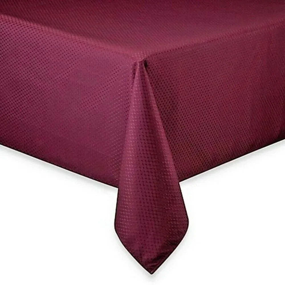 Mckenna Amethyst Deep Purple Christmas Thanksgiving Tablecloth Fabric 70